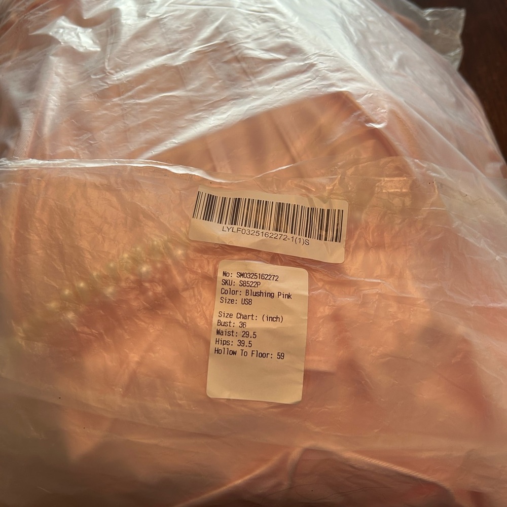 Stacees Pink Tiered Ruffle Maxi Dress - size 8 Prom NWT - Picture 12 of 13